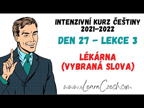 Видео: Курс чешского 27.3: Аптека (выбранные слова)