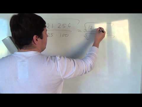 Видео: Алгебра 8 класс. Корень от сложной дроби