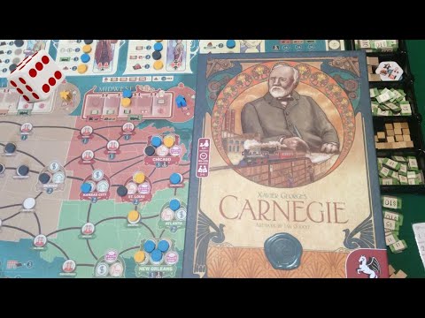 Видео: Карнеги I Играем в настольную игру. Carnegie board game.