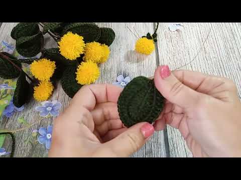 Видео: Цветок "Солнышко" / мастер класс / вяжем крючком