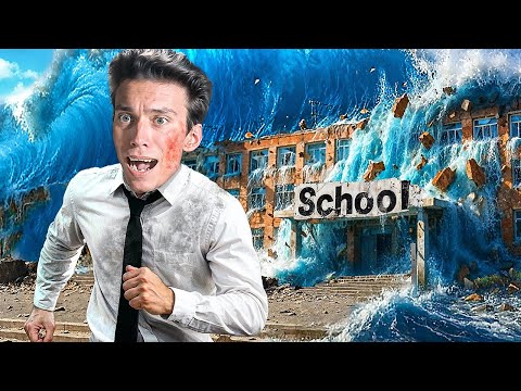 Видео: МЕГА ЦУНАМИ УНИЧТОЖИЛО МОЮ ШКОЛУ! (Teardown)