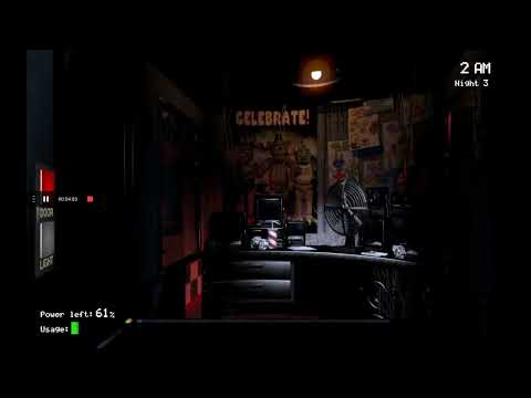 Видео: прохождение третьей ночь 1# five Nights at Freddy's