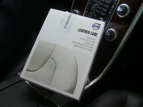 Видео: Оригинальное средство Volvo LEATHER CARE по уходу за кожей салона.