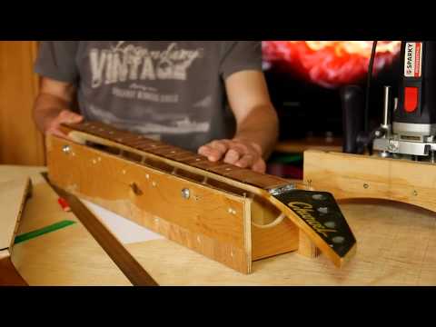 Видео: Станок для обработки гитарного грифа часть # 1 Machine for guitar neck