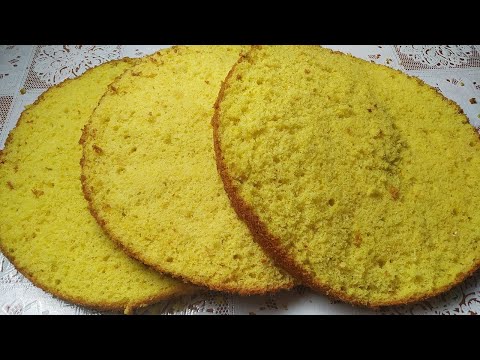 Видео: Потрясающий Бисквит за копейки. Вкусный рецепт ванильно шифонового бисквита.Как приготовить бисквит.