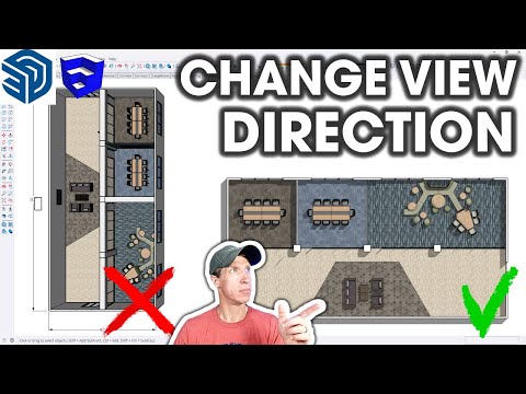 Видео: Как ПОВОРАЧИВАТЬ ВИДЫ в SketchUp!