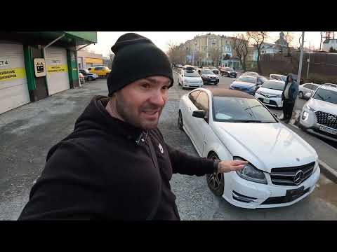 Видео: Mercedes-Benz C-Class C250 w204 1,8 turbo Coupe из Японии за 1,25млн₽, любовь с первого взгляда