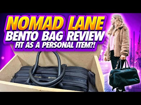 Видео: ОБЗОР СУМКИ NOMAD LANE BENTO BAG V4: Лучшая сумка для личных вещей?!