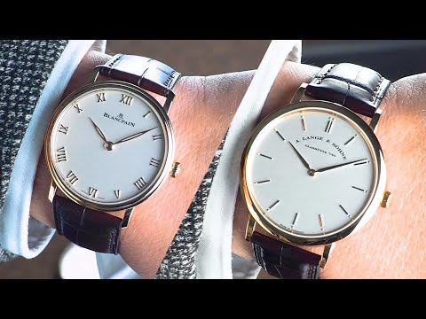 Видео: A  LANGE & SOHNE VS BLANCPAIN  ЛУЧШИЕ ЧАСЫ ГЕРМАНИИ И СТАРЕЙШАЯ МАНУФАКТУРА ШВЕЙЦАРИИ