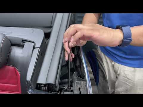 Видео: VW Volkswagen Beetle (A5) Как закрыть крышу вручную