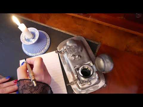 Видео: Каллиграфия АСМР, Дневник  женщины 19 века. С ушка на ушко, Ужасно пишу пером.