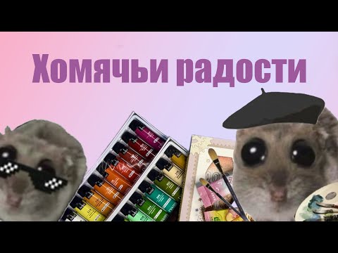 Видео: Хомячьи радости | Большая закупка арт материалов🤩