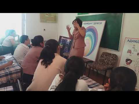 Видео: Чынара Саттарова. "Инсан таануу" сабагынан узунду. Г.Мадаминов