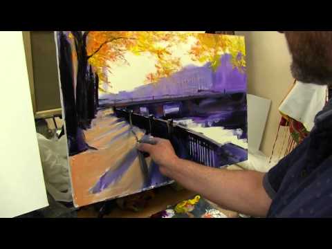 Видео: Игорь Сахаров, научиться рисовать город, городской пейзаж маслом