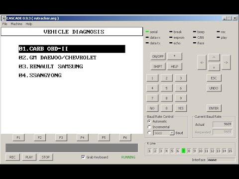 Видео: Компьютерная диагностика программой CASCADE 0.9.4  с адаптером VAG-K+Can г.Тюмень