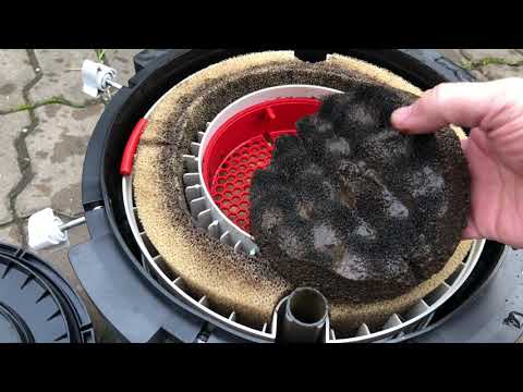 Видео: Промывка фильтра FLUVAL FX- 4 после четырёх месяцев работы.
