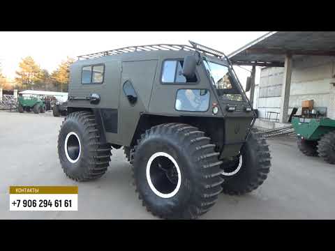 Видео: Вездеход ВЕПРЬ В9 на шинах ТРОМ 8