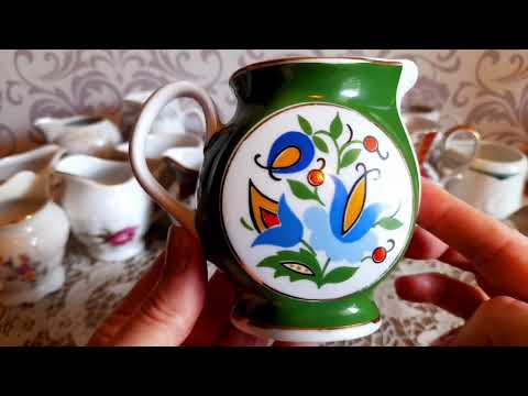 Видео: Моя коллекция молочников. Маленькие сливочники 2.