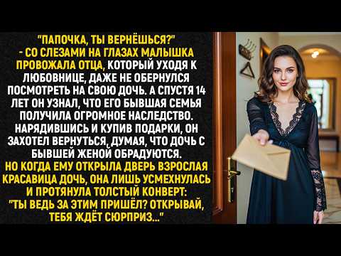 Видео: "Папочка, ты вернёшься?" - со слезами на глазах малышка провожала отца, который уходя к любовнице...