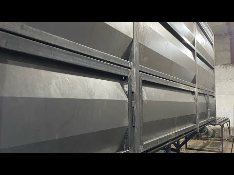 Видео: Кузов зерновоз беспетельный ! Как открывается борт?