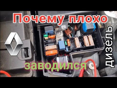 Видео: Трудно заводится в холода Рено Гранд Сценик 1.7 R9N. Поиск причины и неожиданный результат.