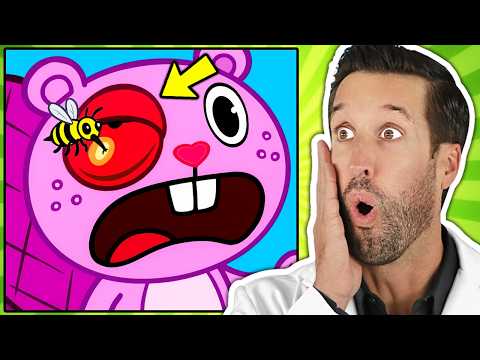 Видео: ВРАЧ смотрит медицинские сцены из Счастливые лесные друзья #23