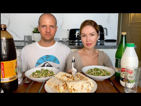 Видео: Окрошка и шаурма | аномальная жара и ретроградный Меркурий, что ты делаешь?Прекрати!!)😄 | мукбанг