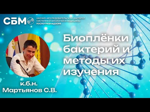 Видео: МАРТЬЯНОВ: «Биоплёнки бактерий и методы их изучения»