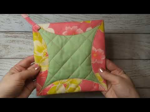 Видео: 🔥 Прихватка для начинающих: один из самых простых способов сшить прихватку без окантовки