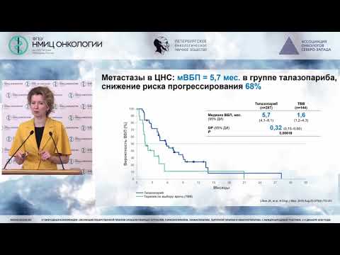 Видео: Инновации в лечении gBRCA-ассоциированного метастатического РМЖ. Многоцентровой отечественный опыт