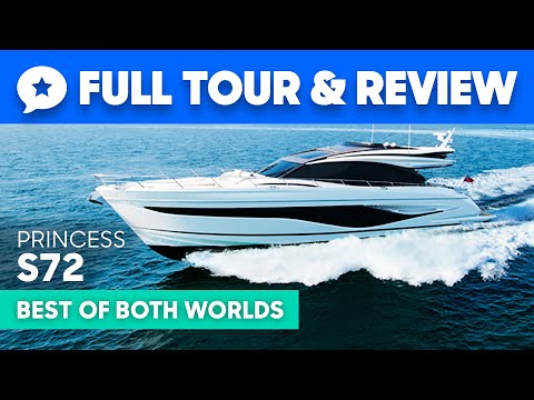 Видео: Обзор и тур на НОВУЮ яхту Princess S72 | YachtBuyer