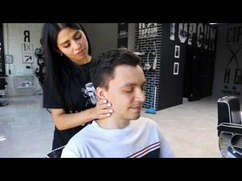 Видео: ASMR Массаж Головы и Лица в Барбершопе Часть 2
