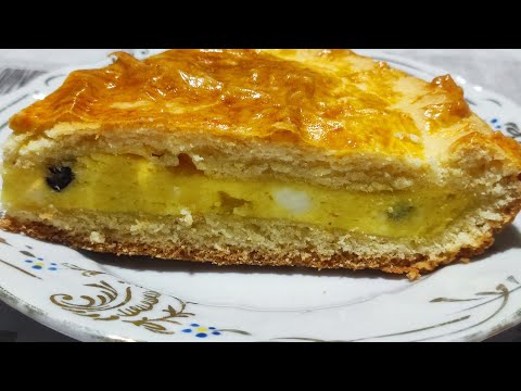 Видео: ПИРОГ ПЕСОЧНЫЙ, С ТВОРОГОМ И ИЗЮМОМ! #рецепт #вкусно #выпечка #мука #food #духовка#