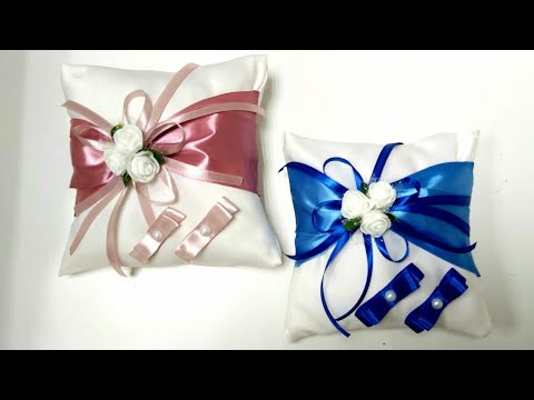 Видео: Подушечка для колец Мастер класс