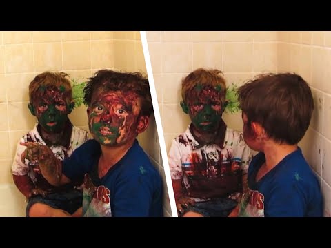 Видео: Папа поймал сыновей на месте преступления. Его реакция - это что-то!