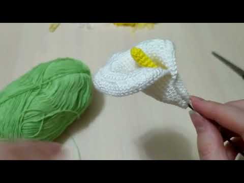 Видео: КАЛЛЫ КРЮЧКОМ. Часть 2.