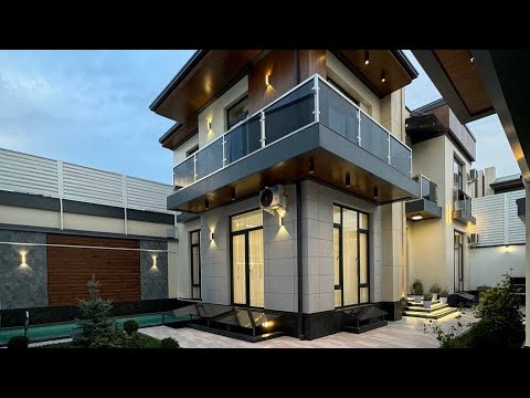 Видео: СОВРЕМЕННЫЙ ДОМ С АВТОРСКИМ ДИЗАЙНОМ