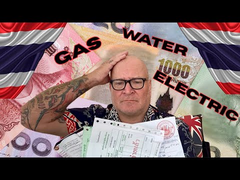Видео: Расходы на газ, воду и электричество в Хуа Хине, Таиланд. #хуахин #таиланд