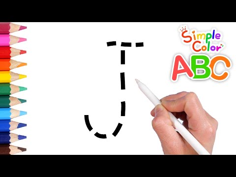 Видео: Алфавит для детей | Учите английский для малышей | Выучить J