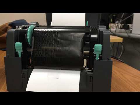 Видео: Установка барабана и Калибровка принтера godex-g500