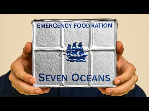 Видео: Пробую аварийный рацион SEVEN OCEANS: какой он на вкус?