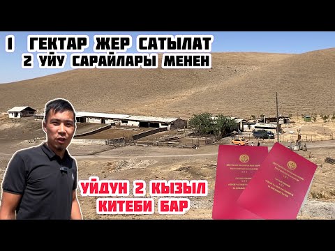 Видео: Т: 0779011999.НООКАТТЫН КЫРКОЛ ЖАЙЫТЫНАН БААРДЫК ШАРТЫ БАР 1 ГЕКТАР ЖЕР САТЫЛАТ. 1 сентябр 2025  Жыл