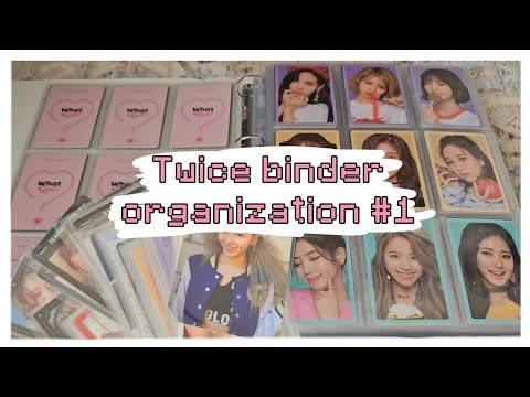 Видео: ☆Организация биндера TWICE #1 ot9 / TWICE binder organization ot9~