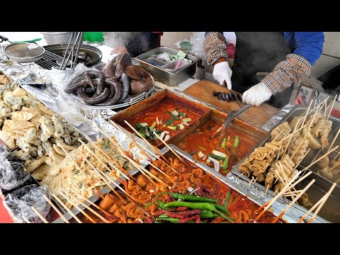 Видео: Корейский традиционный острый ттокпокки в течение 20 лет, корейская уличная еда