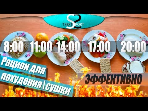 Видео: Правильное питание для похудения \ сушки (составляем рацион диеты)