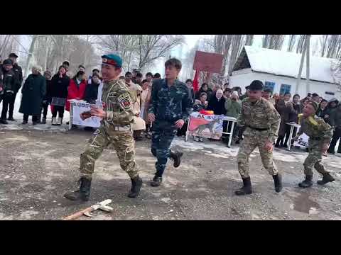 Видео: И.Базаркулов орто мектеби/ Аскердик көрүнүш.