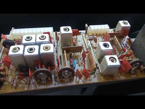 Видео: богатый на радиодетали телевизор электроника ц432д