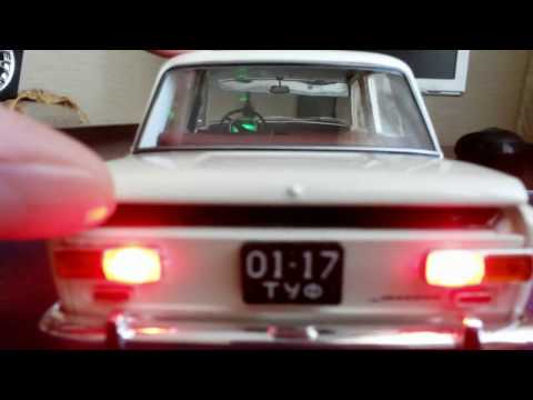Видео: Действующая модель ВАЗ 2101 в масштабе 1:18