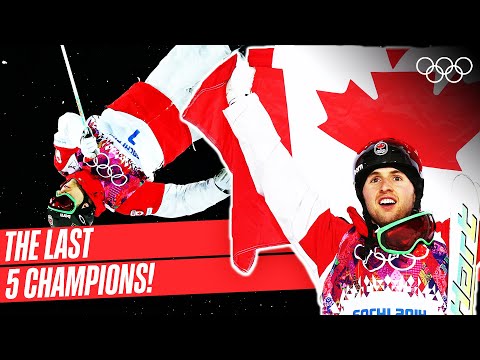 Видео: Фристайл – Могул, мужчины ⛷ Последние 5 чемпионов! 🥇
