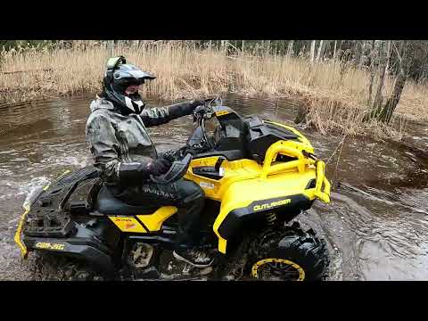Видео: Открытие квадро сезона весна 2023! Наша родная тропа! С продлением! ;) BRP XMR1000r VISKO4lock.